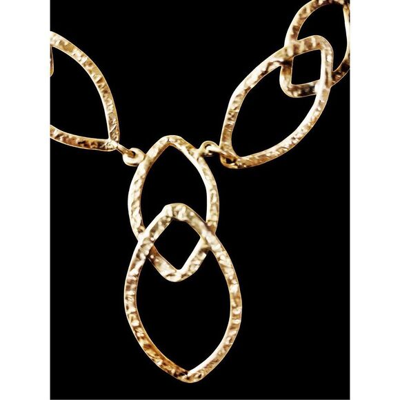 Silver Artisan Made Handcrafted Boho Silver Geometric Necklace - Picture 5 of 10